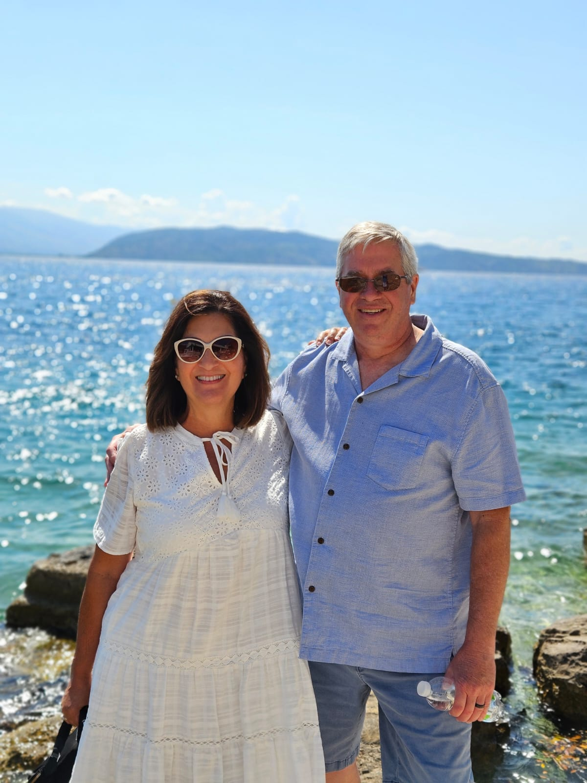 Chris and Bea Brasel standing in front of water.JPG