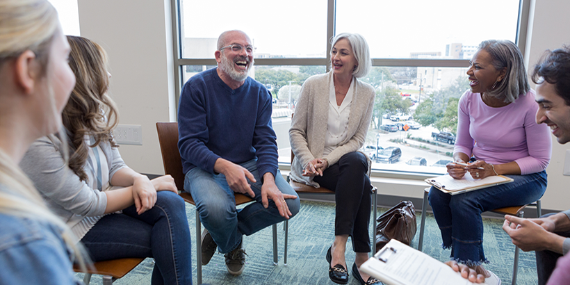 Group of Elder Adults Talking