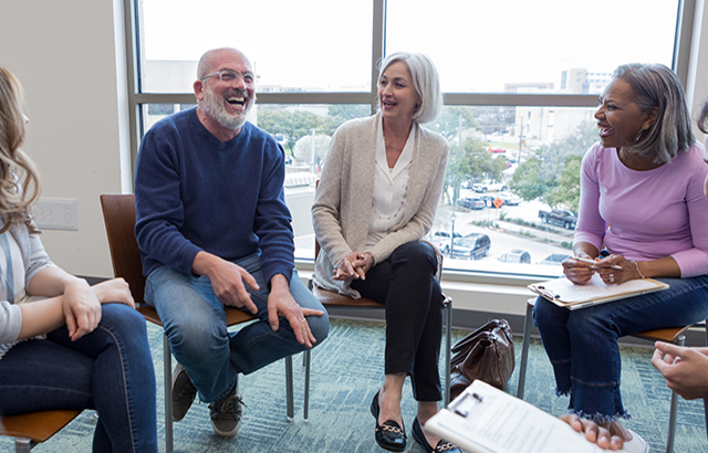 Group of Elder Adults Talking