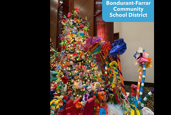 Bondurant-Farrar Community School District Festival Tree