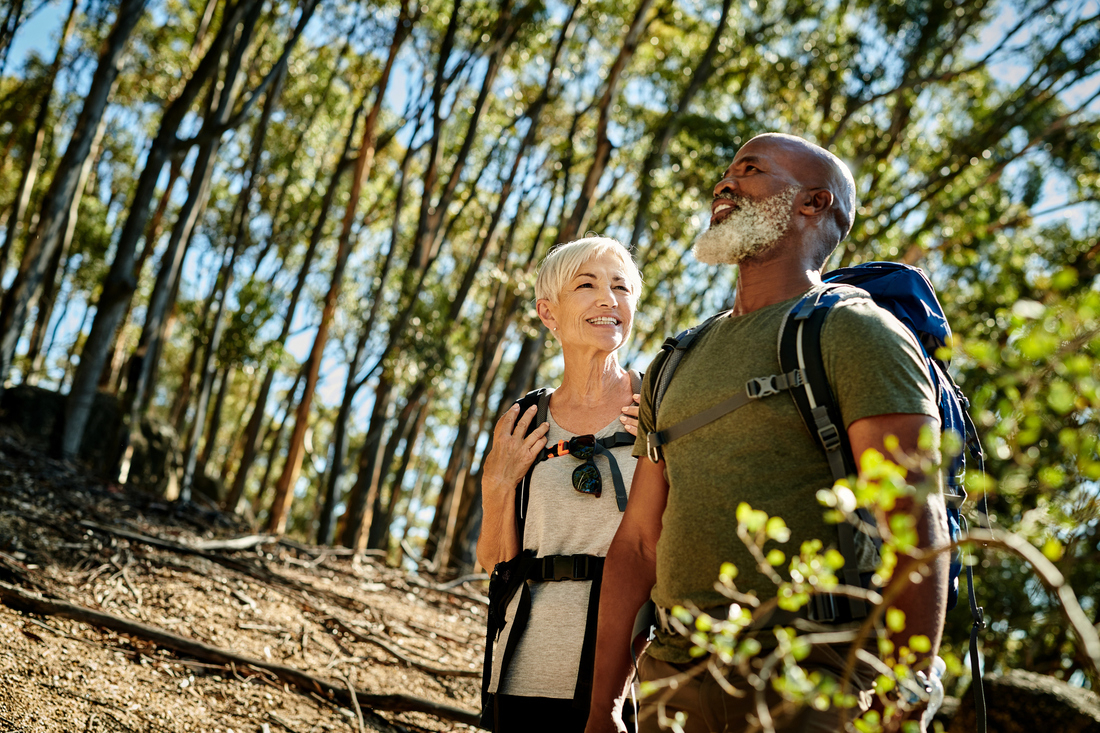 Happy couple hiking outdoors.jpg