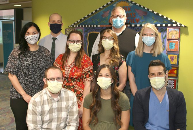 Pediatric Residency  Class and Faculty group, May, 2021_.jpg