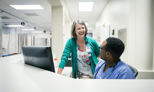 Nursing station team members