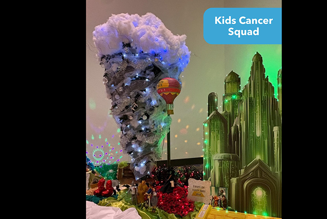 Kids Cancer Squad Festival of Trees and Lights Tree