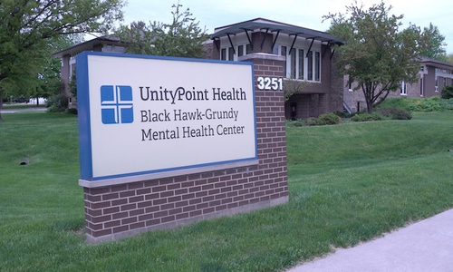 Black Hawk-Grundy Mental Health Center Exterior Signage photo
