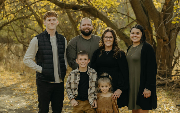 carlie messerly and family