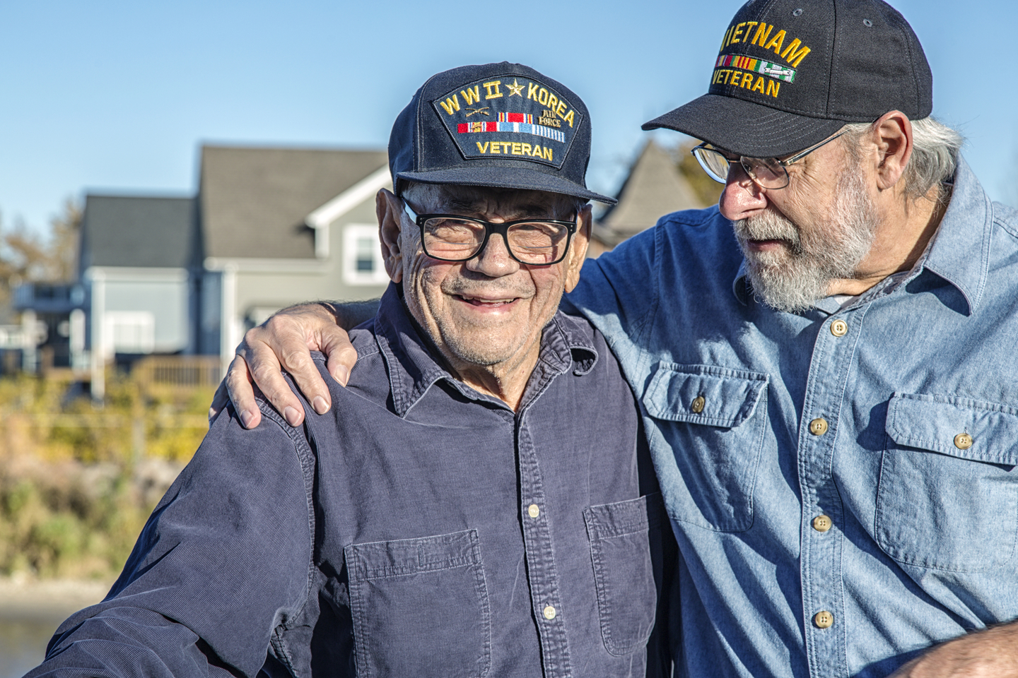 USA Military War Veteran Senior Family Men